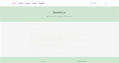 Desktop Screenshot of montiel.cc